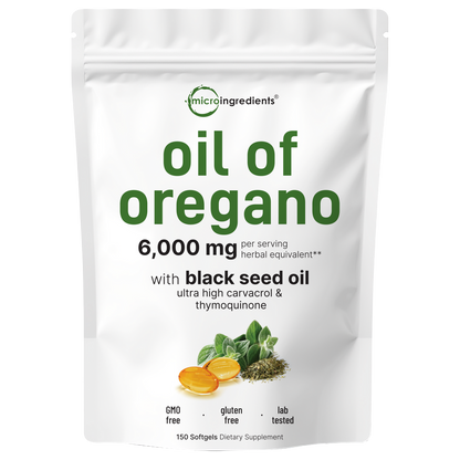 Oregano Oil with Black Seed Oil
